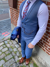 Blauw trouwpak